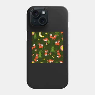 little fox in the forest Phone Case