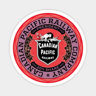 Canadian Pacific Railway (18XX Style) Magnet