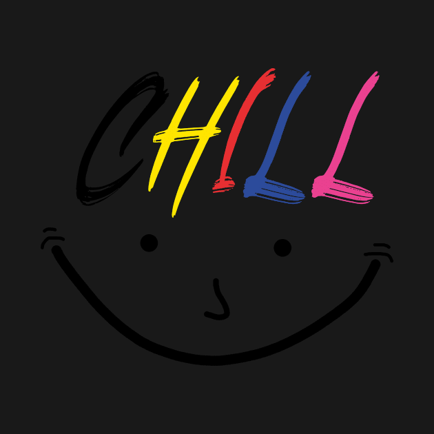 Colorful & Smiling Chill by thatprintfellla