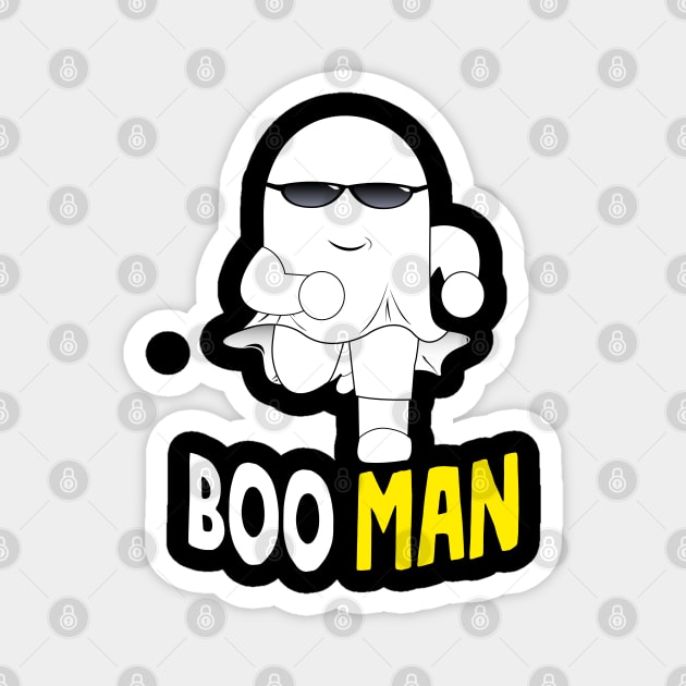 This is some boo sheet, Funny Boo Man Magnet by Designs Stack
