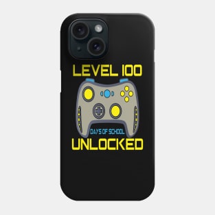 Level 100 completed 100 days of school unlocked Phone Case