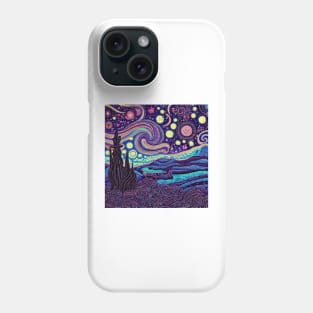 Astronomical Abstract and Starry Night Phone Case