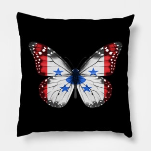 Austral Islander Flag  Butterfly - Gift for Austral Islander From Austral Islands Pillow