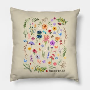 Floral Delight Original Design Pillow