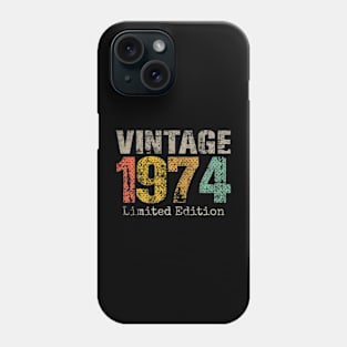 1974 50Th Birthday 50 Year Old For Men Women Phone Case