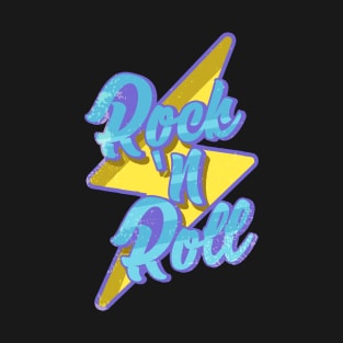 rock 'n roll typography T-Shirt