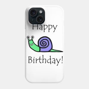 Birthday Snail Phone Case