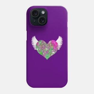 Colorful Heart of Stone - Pink and Green Phone Case