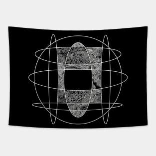 Monochrome abstraction Tapestry