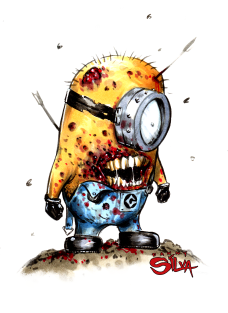 Zombie Minion Magnet