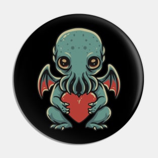 Valentine Cthulhu Pin