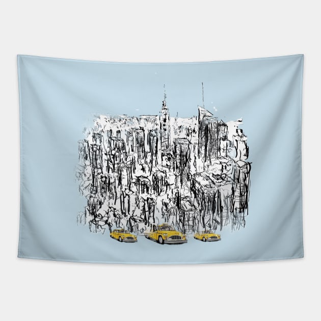 Taxi Tapestry by Revart