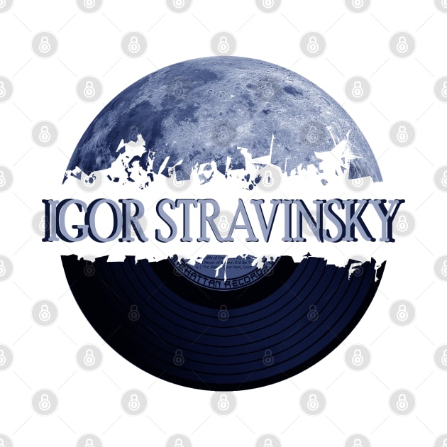 Igor Stravinsky blue moon vinyl by hany moon