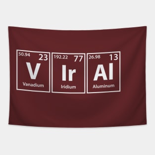 Viral (V-Ir-Al) Periodic Elements Spelling Tapestry