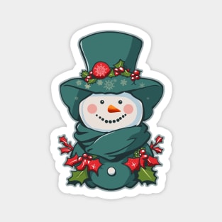 Snuggle Snowman Magnet