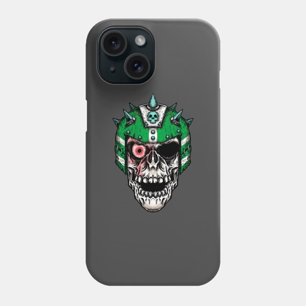 Fantasy Football Skeleton Green 2 Phone Case by Spevna