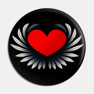 Wings of Love 3D Pin