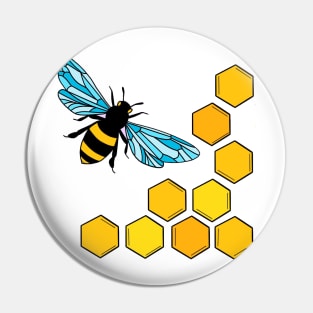 Honey Bee Hive Pin