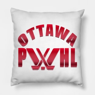 Gradient red ottawa PWHL Pillow