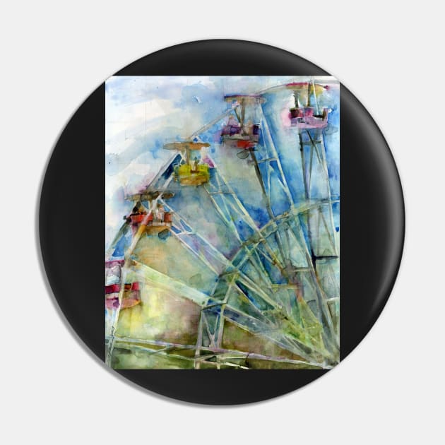 Ferris Wheel Pin by dfrdesign