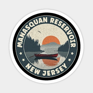 Manasquan Reservoir New Jersey Sunset Magnet