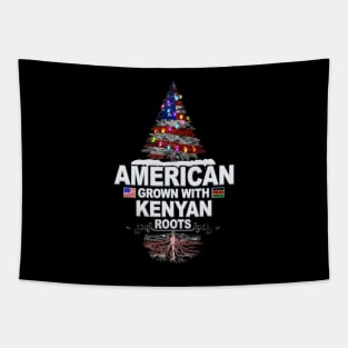 Christmas Tree  American Grown With Kenyan Roots - Gift for Kenyan From Kenya Tapestry