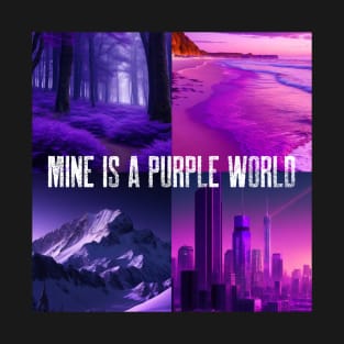 a purple world T-Shirt