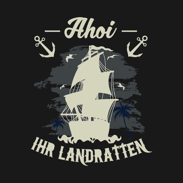 Ahoi Nordsee Design T-Shirt | Shirt für Nordsee Liebhaber by ArtbySteve