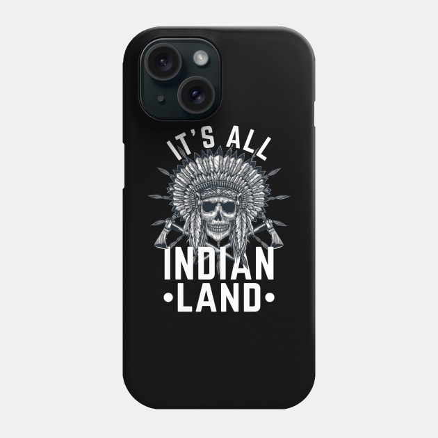 Native American Its All Indian Land Indian Pride Indigenous Tribe Headdress Phone Case by andreperez87