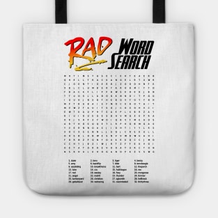 RAD Movie Word Search Tote