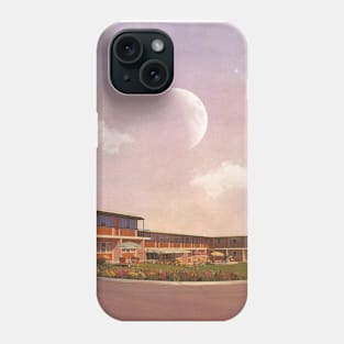 Moon in the late afternoon Phone Case