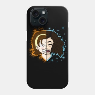 Grump, Not So Grump (with backgrd) Phone Case