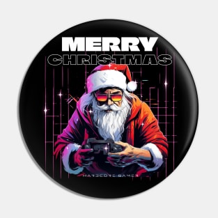 Merry christmas the gaming santa claus Pin