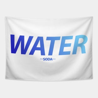 Water Not Soda Hydro Homies Blue Gradient Tapestry