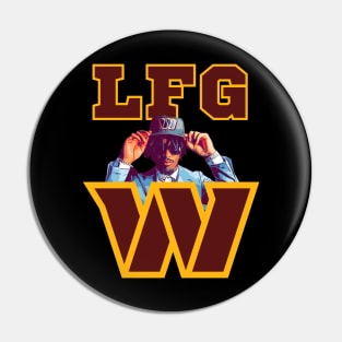 Washington Commanders Jayden Daniels LFG Pin