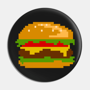 The Burger - Simpel Pixel Art Pin