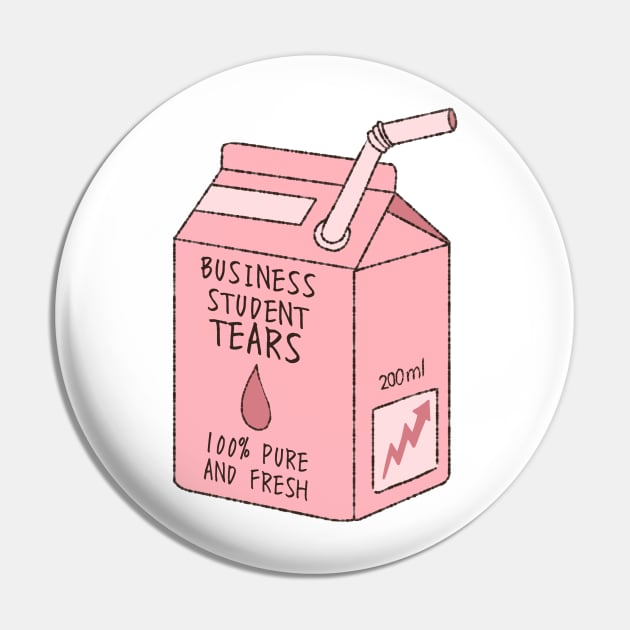 Business Student Tears Pin by jokispalette