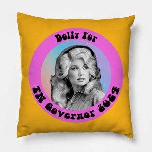 Dolly For Governor Pillow