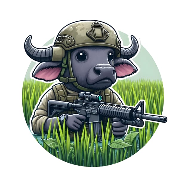 Tactical Buffalo by Rawlifegraphic