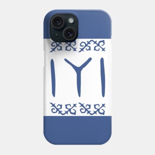 White Kayi Tribe Flag Symbol from Dirilis/Resurrection Ertugrul Phone Case