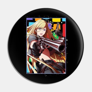 Bishamon Stray God Noragami Color Block Anime Pin