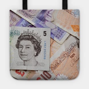 UK Five, Ten and Twenty Pound Notes Tote