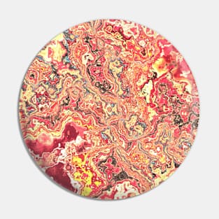 Fall Autumn Marble Stone Hippie Print Pin