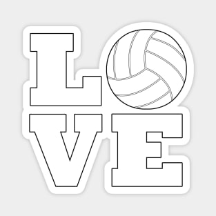 LOVE Volleyball Player, Coach or Fan Sports Magnet