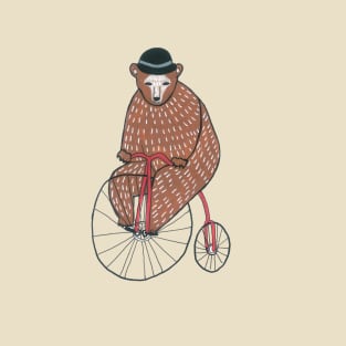 Bear On A Bicycle T-Shirt