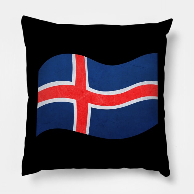 Flag of Iceland Pillow by Purrfect