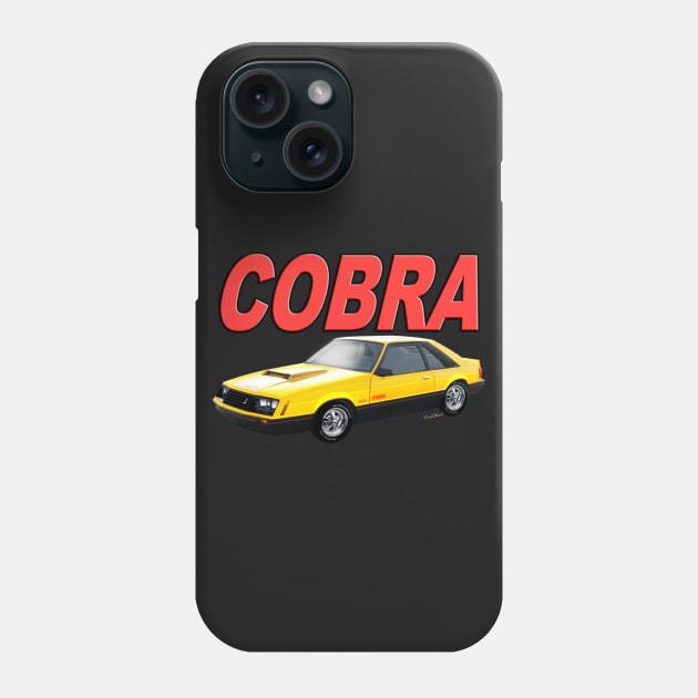 79 Mustang Fox Body Cobra Phone Case by vivachas