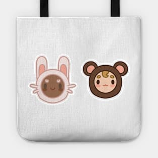 Bear and bunny Tote