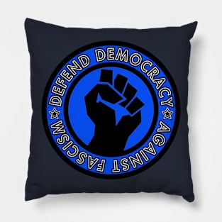 Defend Democracy Against Fascism - Circle Pillow