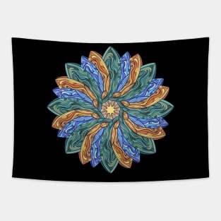 Taco Shell Mandala Tapestry